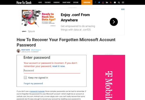 
                            9. How To Recover Your Forgotten Microsoft Account Password