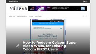 
                            13. How to Redeem Celcom FIRST Super Video Walla for Existing Users