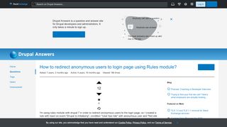 
                            11. How to redirect anonymous users to login page using Rules module ...