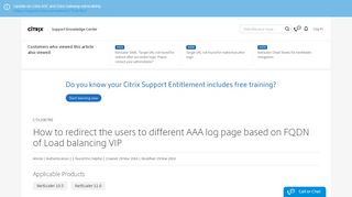 
                            6. How to redirect the users to different AAA log page based on FQDN of ...