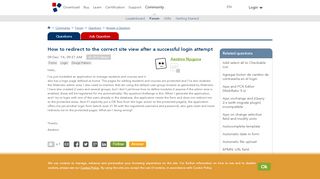 
                            10. How to redirect to the correct site view after a successful login ...