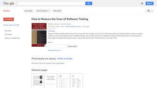 
                            11. How to Reduce the Cost of Software Testing
