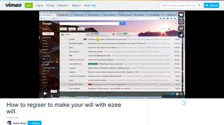 
                            12. How to regiser to make your will with ezee will. on Vimeo