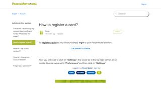 
                            4. How to register a card? – English