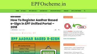 
                            5. How To Register Aadhar Based e-Sign in EPF ... - EPFOSCHEME.in