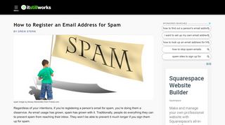 
                            3. How to Register an Email Address for Spam | It Still Works