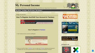 
                            2. How To Register And Edit Your Account In Twickerz | My Personal ...