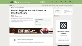 
                            4. How to Register and Get Started on InnerStarU.com: 8 Steps