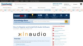 
                            11. How to Register and Install XLN Audio Software | Sweetwater