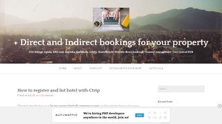 
                            11. How to register and list hotel with Ctrip – + Direct and Indirect ...