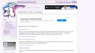 
                            4. How to Register and Log In - Ovulation Help - YourDays.com