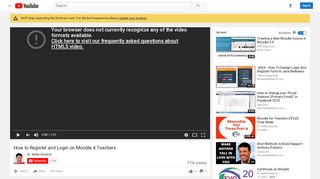 
                            8. How to Register and Login on Moodle 4 Teachers - YouTube