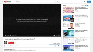 
                            4. How to register AppsMillion Account Apps Builder? - YouTube