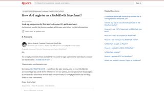 
                            7. How to register as a MobiKwik Merchant - Quora
