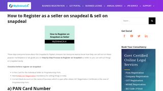 
                            11. How to Register as Seller on Snapdeal and Sell on Snapdeal ...