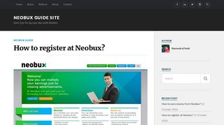 
                            7. How to register at Neobux? – Neobux Guide Site