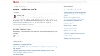 
                            2. How to register at PayOOM﻿ - Quora