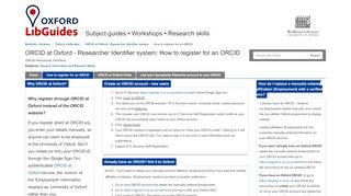 
                            10. How to register for an ORCID - ORCID at Oxford - Researcher ...