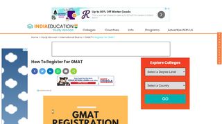 
                            12. How To Register For GMAT - Registration Dates, Modes, Process