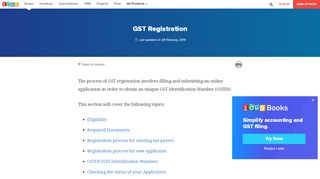 
                            12. How to Register for GST | Zoho Books