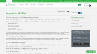 
                            5. How to Register for M-PESA - Safaricom