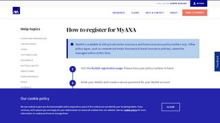 
                            4. How to register for MyAXA - AXA NI