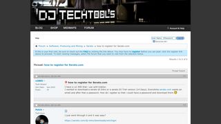 
                            4. how to register for Serato.com - DJ TechTools Forums