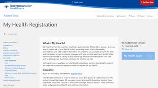 
                            3. How to Register | Intermountain Healthcare