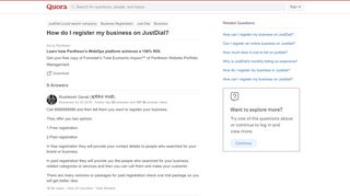 
                            3. How to register my business on JustDial - Quora