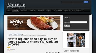 
                            8. How to register on Alipay, to buy on taobao (without chinese id ...