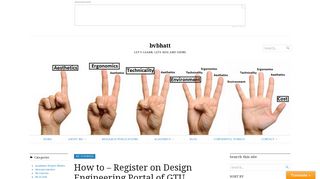 
                            9. How to – Register on Design Engineering Portal of GTU - bvbhatt