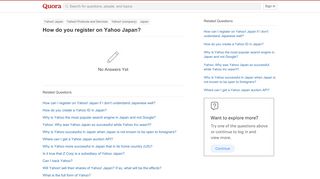 
                            3. How to register on Yahoo Japan - Quora