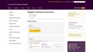 
                            8. How to Register Online with Gateway | College of Extended Learning ...