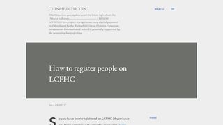 
                            9. How to register people on LCFHC - chinese lcfhcoin