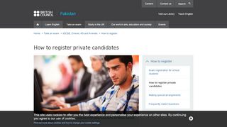 
                            11. How to register private candidates | British Council