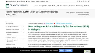 
                            8. How to Register & Submit Monthly Tax Deductions (PCB) in ...