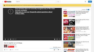 
                            7. how to register sun nxt telugu - YouTube