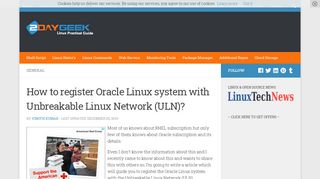 
                            4. How To Register The Oracle Linux System With The Unbreakable ...