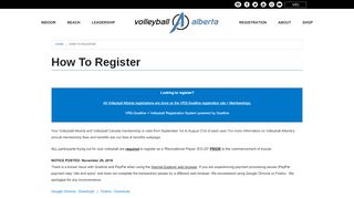 
                            13. How To Register | Volleyball Alberta