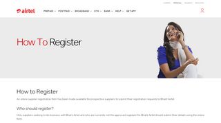 
                            3. How to Register with airtel | Online Supplier Registration ...