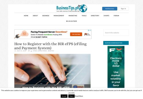 
                            4. How to Register with the BIR eFPS (eFiling and Payment System ...