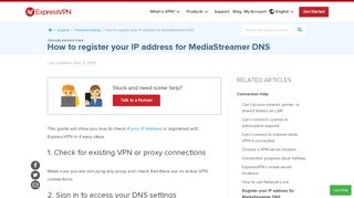 
                            10. How to Register Your IP Address for DNS | ExpressVPN