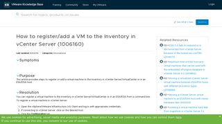 
                            4. How to register/add a VM to the Inventory in vCenter Server (1006160)