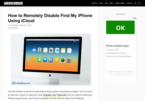 
                            10. How to Remotely Disable Find My iPhone Using iCloud
