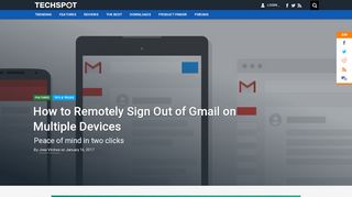 
                            8. How to Remotely Sign Out of Gmail on Multiple Devices - TechSpot