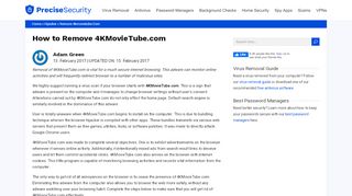
                            11. How to Remove 4KMovieTube.com - Virus Solution and Removal