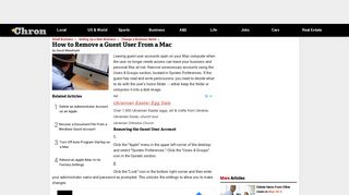 
                            12. How to Remove a Guest User From a Mac | Chron.com
