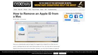 
                            13. How to Remove an Apple ID from a Mac - OSXDaily