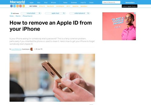 
                            11. How to Remove an Apple ID From Your iPhone - Macworld UK