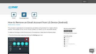 
                            12. How to Remove an Email Account from LG Device (Android)